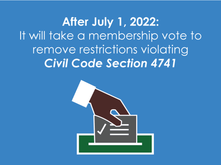 New rules about rental restrictions in California Condo Control