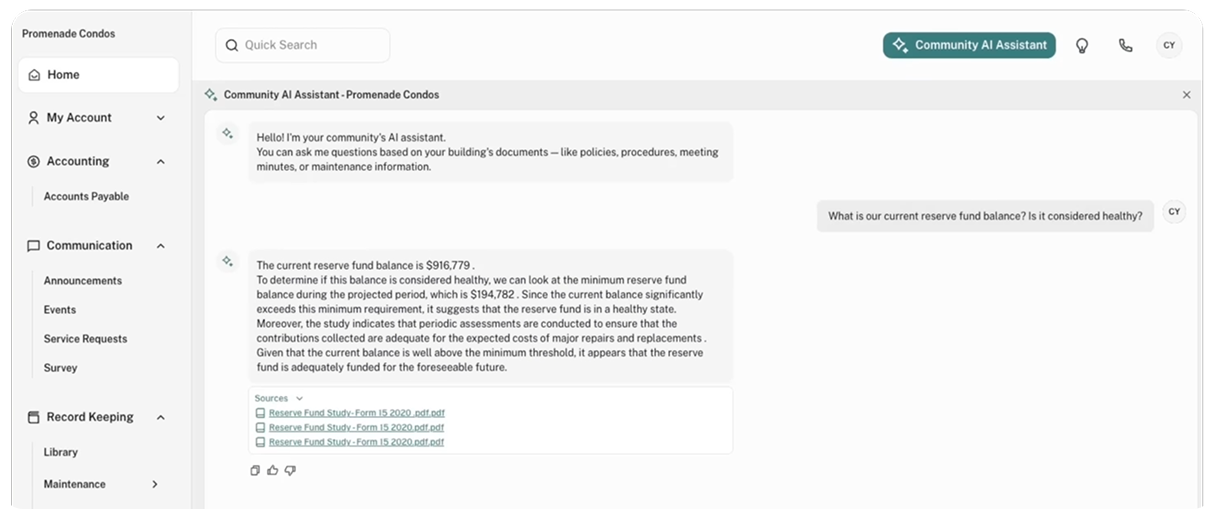 Resident Portal and AI preview